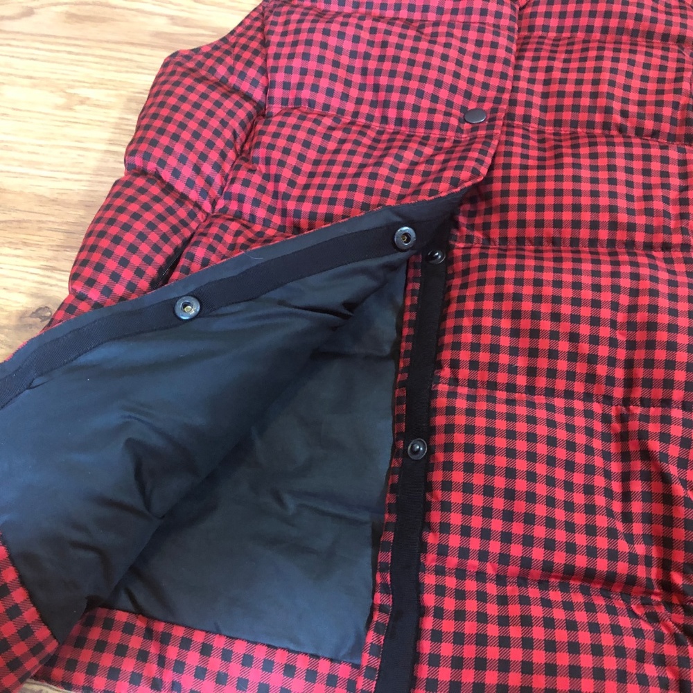 J Jill Down Gingham Vest - Picture 3 of 8